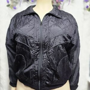 Black Quilted Women's Jacket